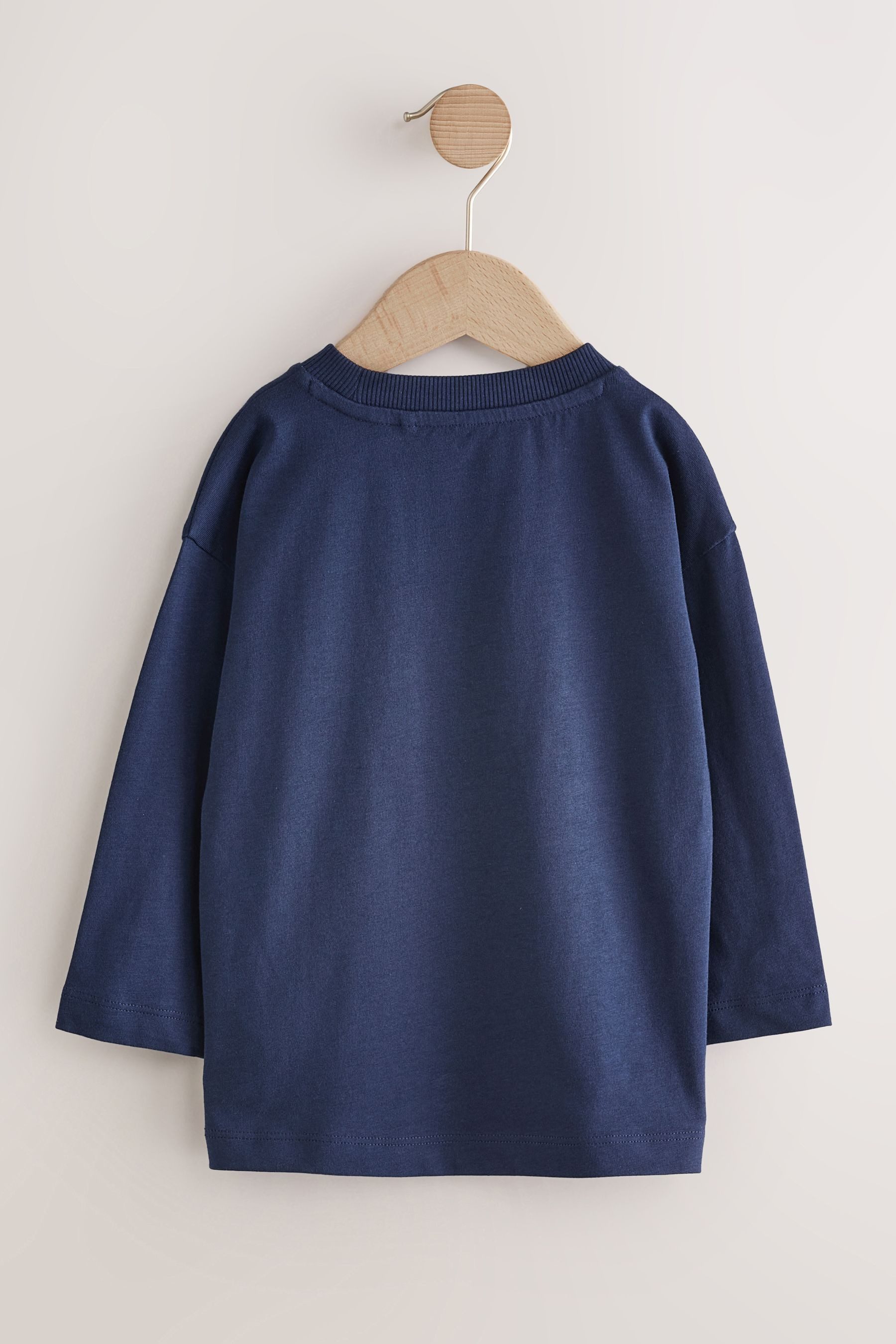 Next Langarmshirt Langarmshirt, Semi unifarben (1-tlg) günstig online kaufen