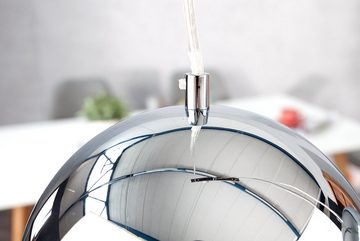riess-ambiente Hängeleuchte CHROMAGON silber weiß, ohne Leuchtmittel, Wohnzimmer · Metall · Esszimmer · Modern Design