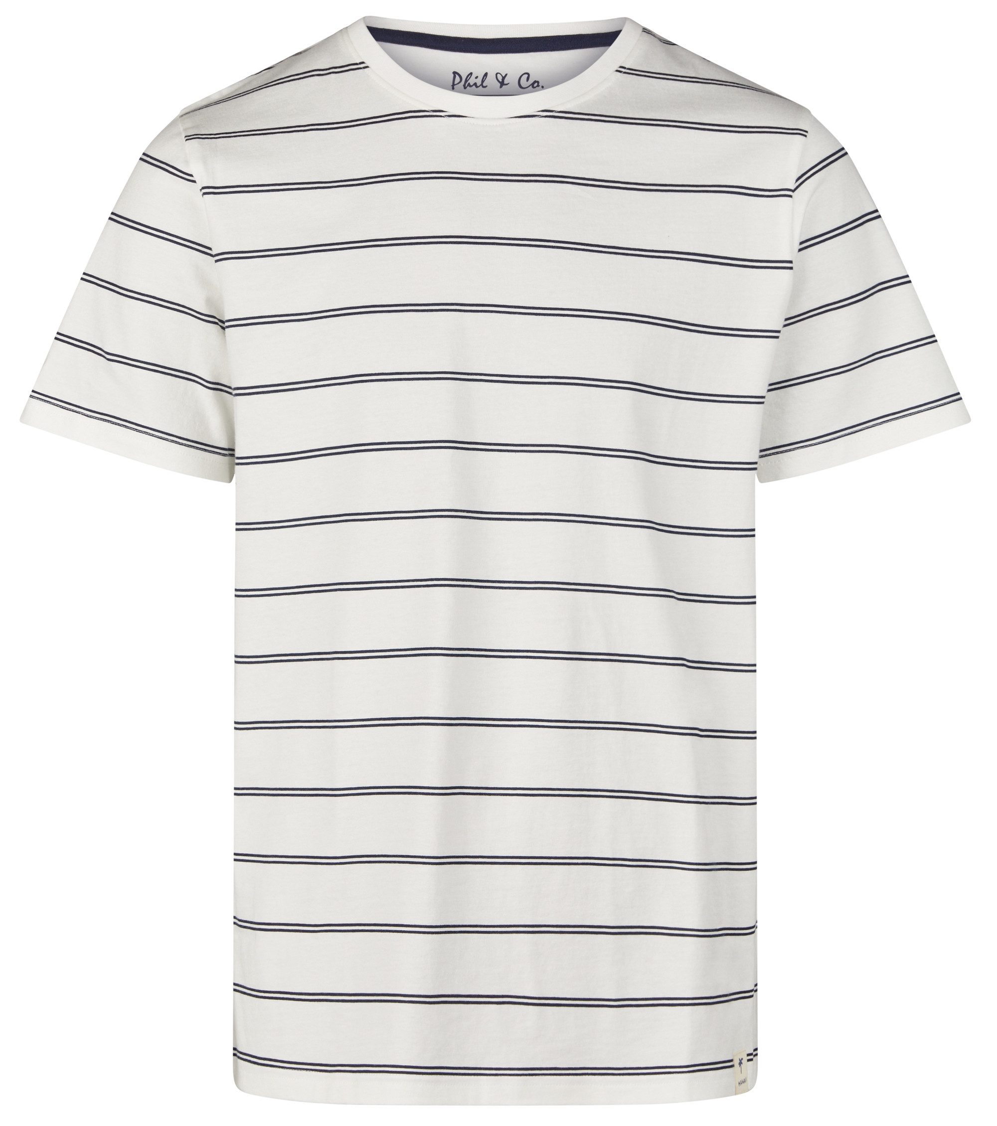 Phil & Co. Pyjamaoberteil Relaxed Style (Packung, 1-tlg., 1-teilig) Herren Schlafanzugshirt Kurzarm Baumwolle T-Shirt