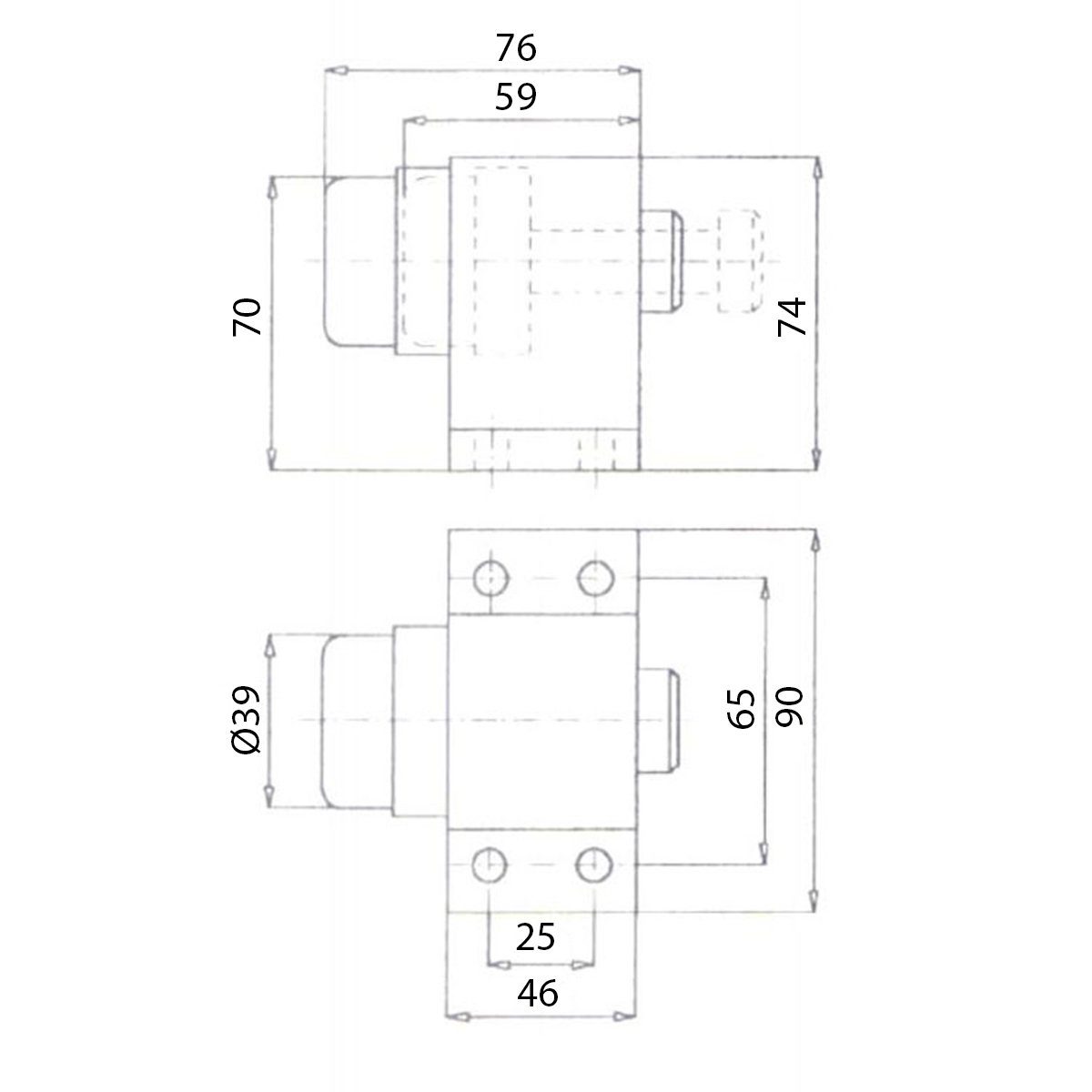 MS Beschläge Bodentürstopper Türstopper Türpuffer Türhalter Bodentürstopper – Bild 5 von 5