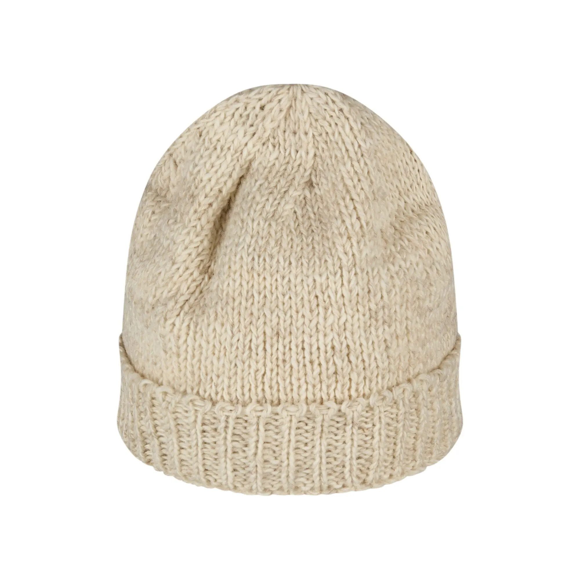 THC Natural Line Strickmütze THC Schafwoll Rollcap 713 weiß (1 Stück, 1-St., 1 Stück) Innenfutter: Fleece