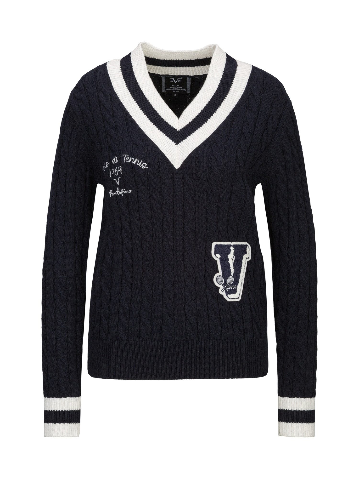 19V69 ITALIA Strickpullover MARISA TENNIS