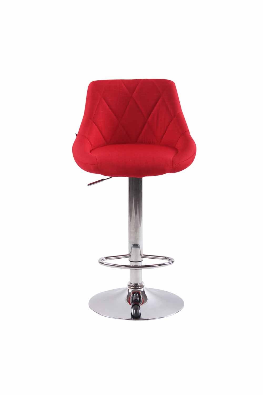 CLP Barhocker Lazio Stoff (2er Set, 2 St., 2er), höhenverstell- & um 360° drehbar