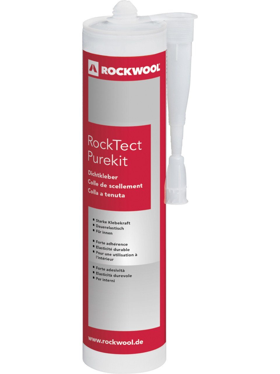Dämmstoffdübel Rockwool Dichtkleber RockTect Purekit 310 ml