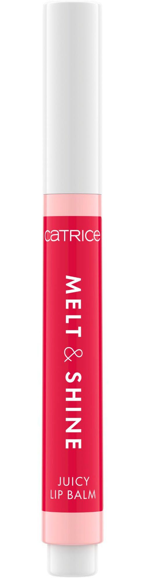 Catrice Lippenbalsam MELT & SHINE JUICY LIP BALM, 3-tlg., zartschmelzender Lippenbalsam für voller aussehende Lippen