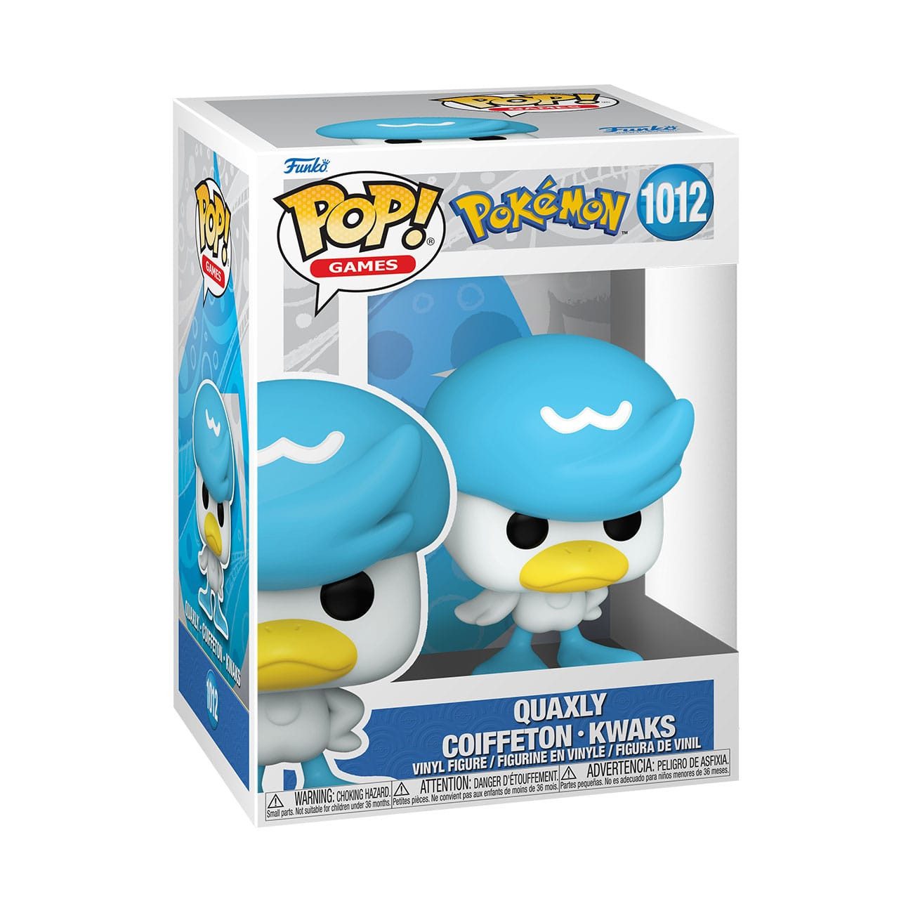 Funko Merchandise-Figur Pokemon POP! Games Vinyl Figur Quaxly (EMEA) #85799 – Bild 2 von 2