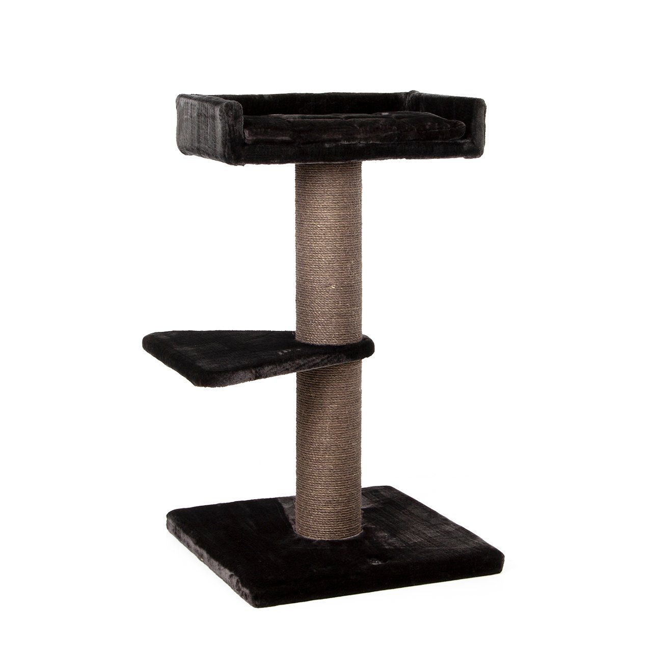 Canadian Cat Company Kratzbaum Barnie, grau, Kratzbaum mit extra dickem Plüsch