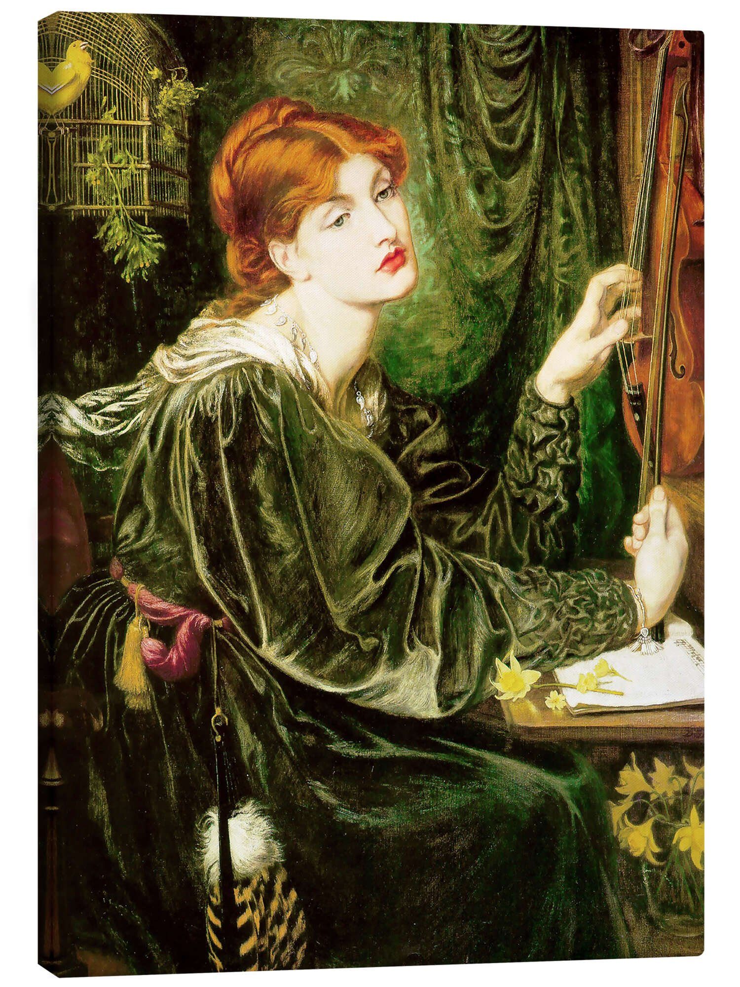 Posterlounge Wandbild Veronica Veronese, Dante Charles Gabriel Rossetti, erhältlich als Poster, Leinwandbild, Wandsticker oder Acrylglasbild