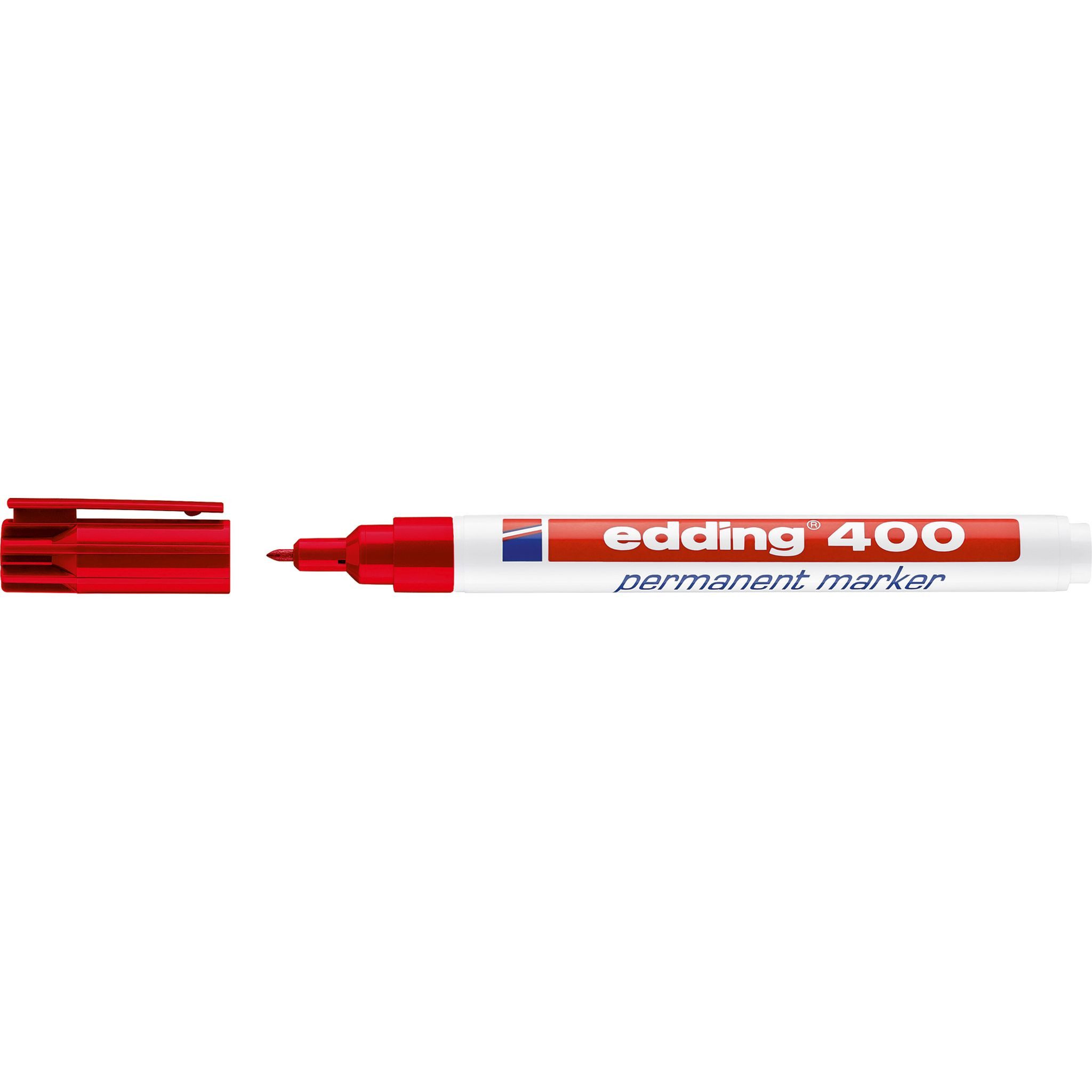 edding Marker Edding Permanentmarker 400 rot