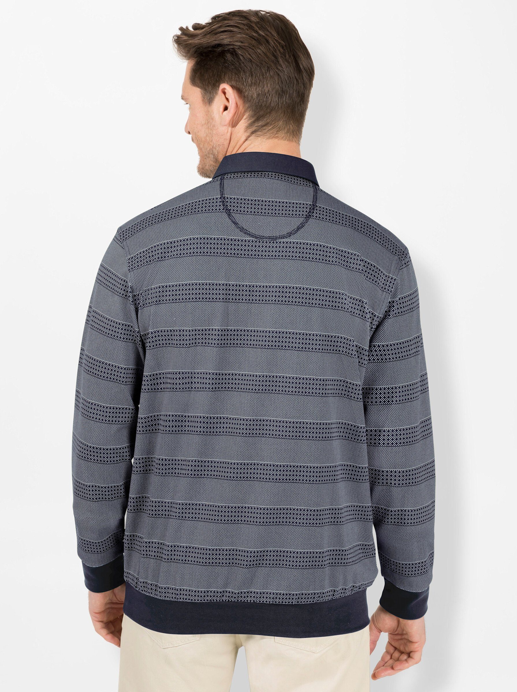 Hajo T-Shirt Langarm-Poloshirt Langarm