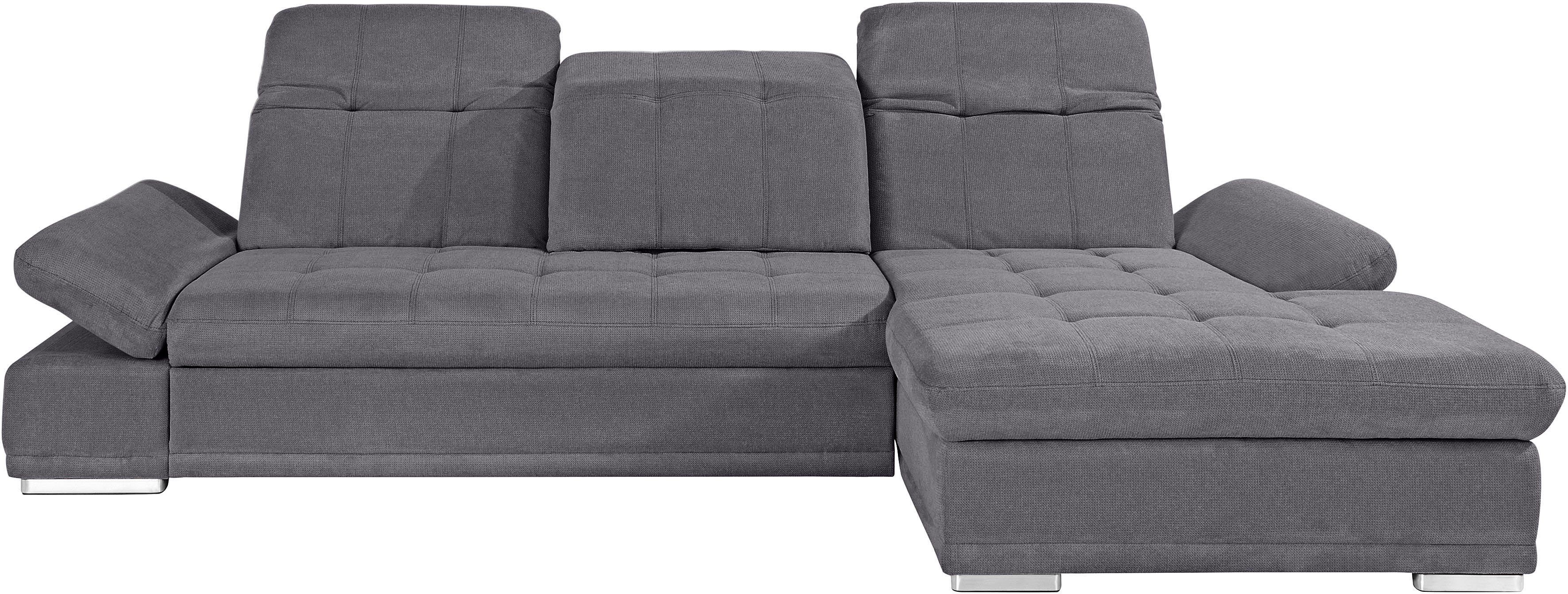 COTTA Ecksofa "Holiday L-Form mit Sitztiefen-, Armteil- und Kopfteilverstel günstig online kaufen