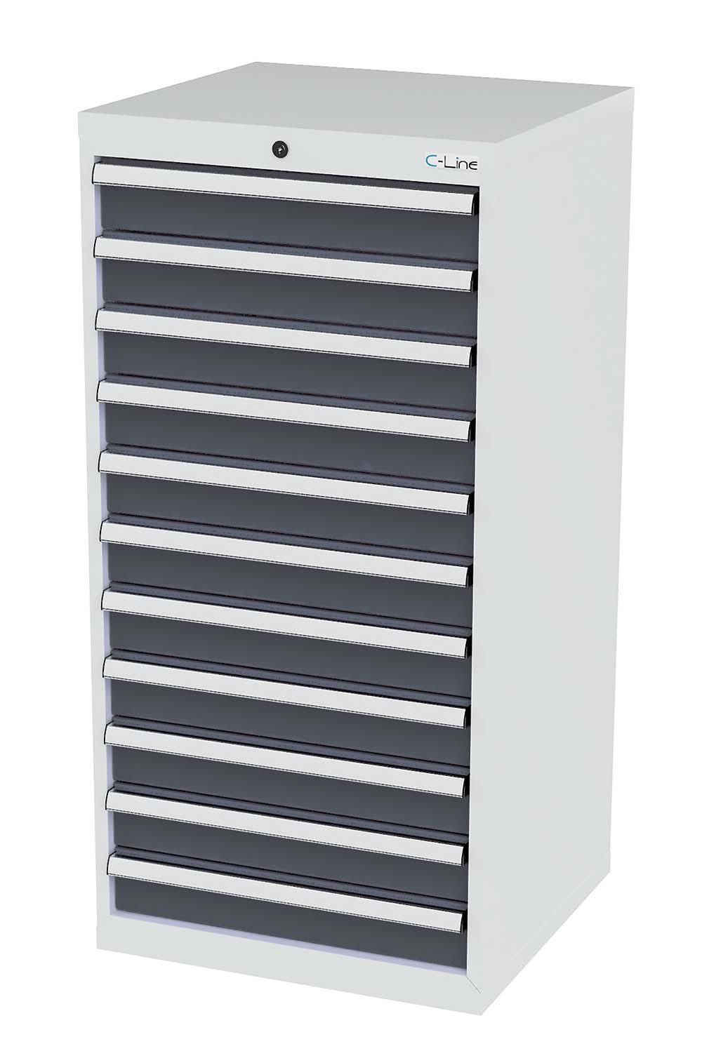 Simplaflex Werkzeugschrank Simplaflex Schubladenschrank, 11 Schubladen, BxTxH 600x575x1220 mm