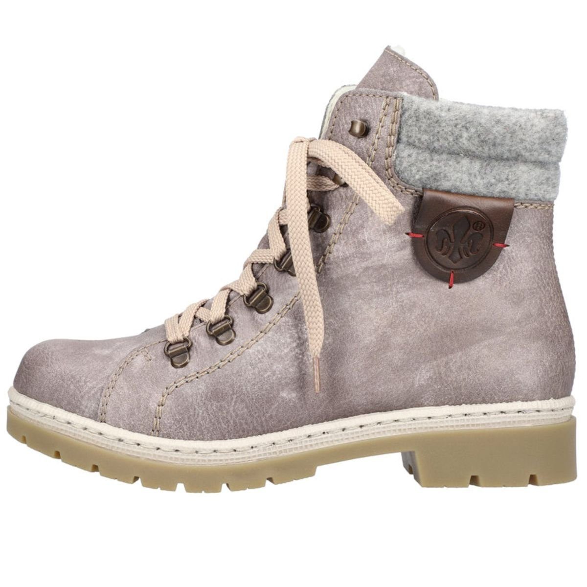 (43) grau Y9430-43 Rieker Stiefelette