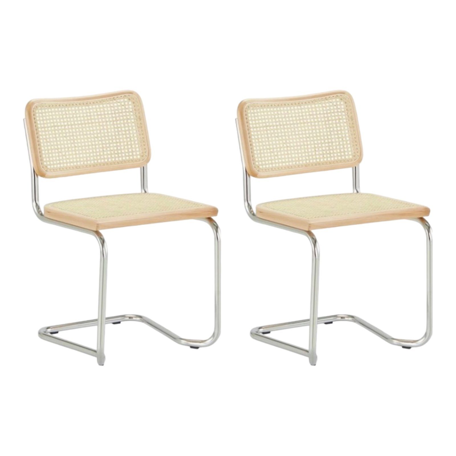 k-hometrends Freischwinger Moderner Schwingstuhl KADEN, 47x82x50cm, 2er Set günstig online kaufen