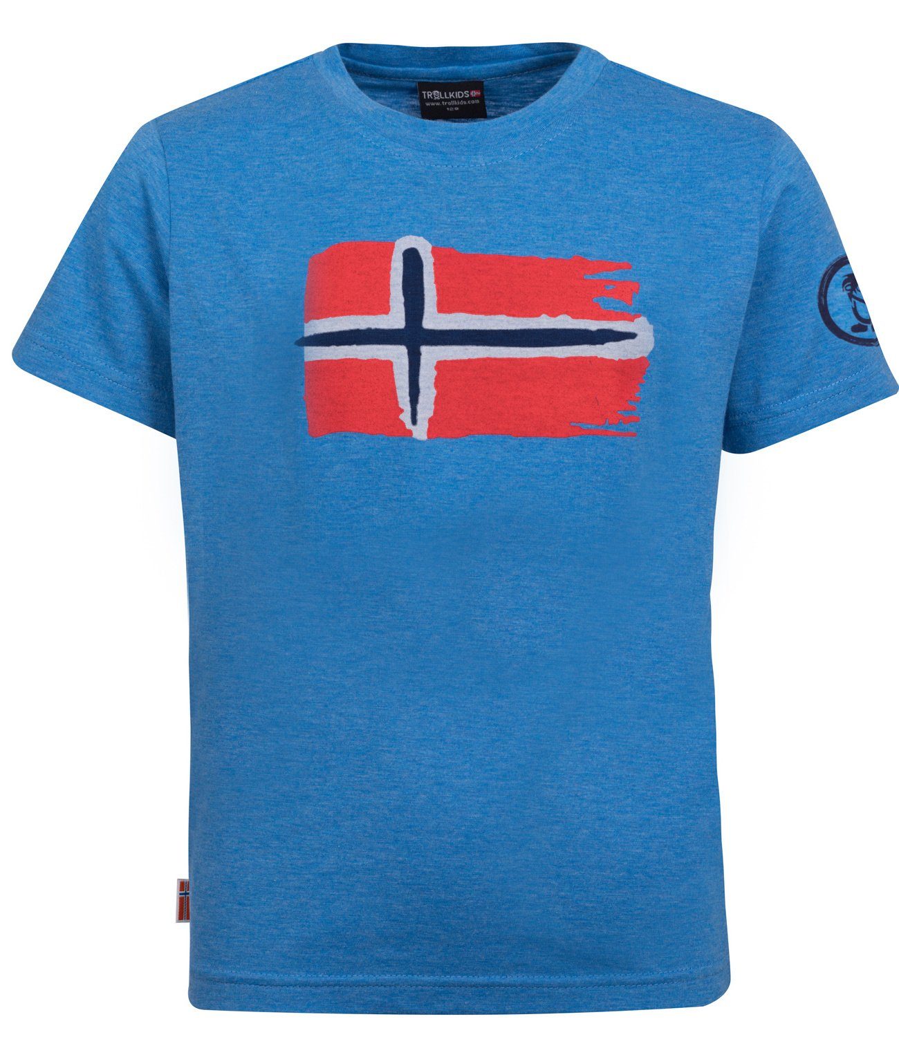 Oslo Mittelblau T-Shirt TROLLKIDS