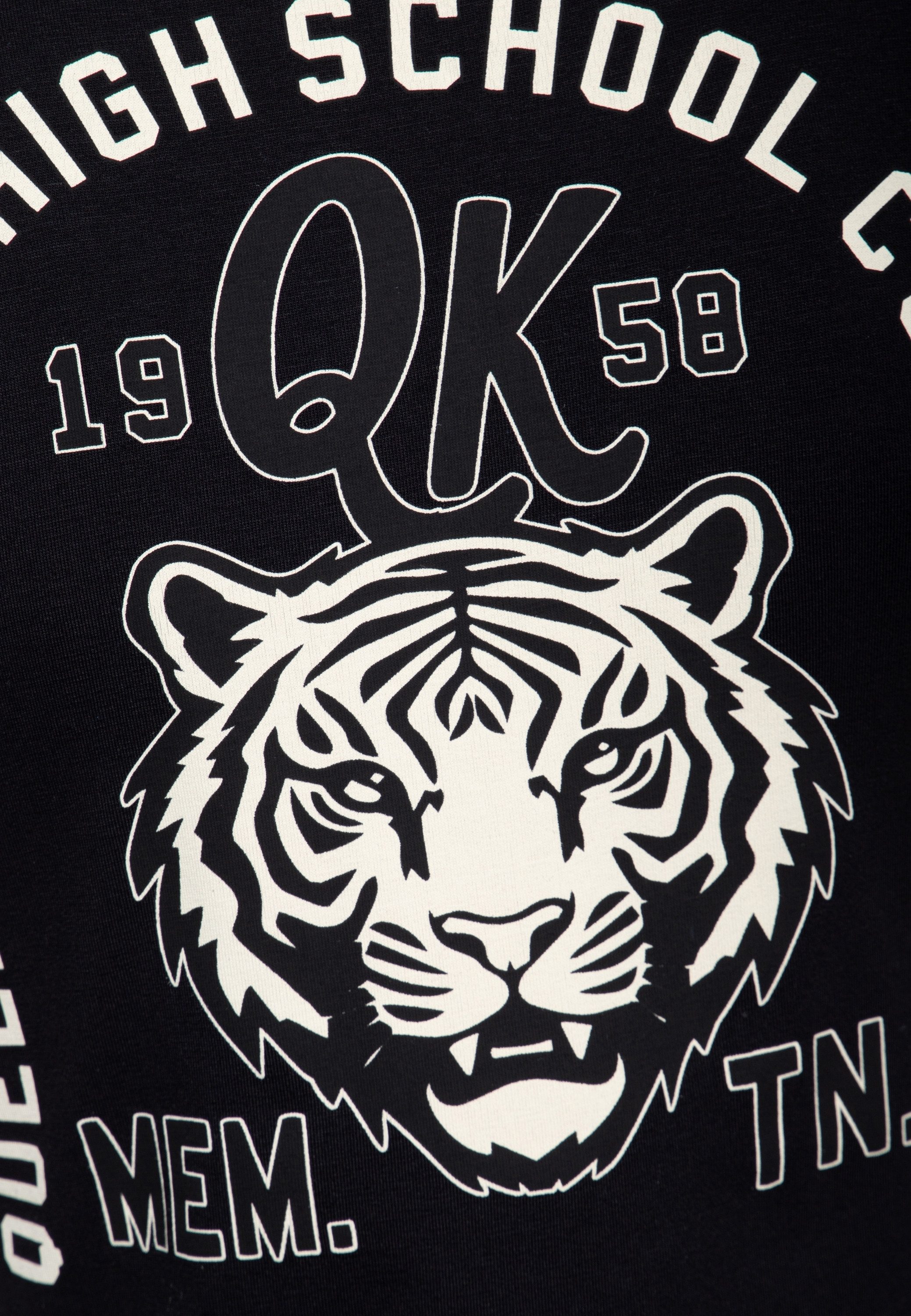 QueenKerosin Print-Shirt High School Confidential (1-tlg) mit beidseitigem Print