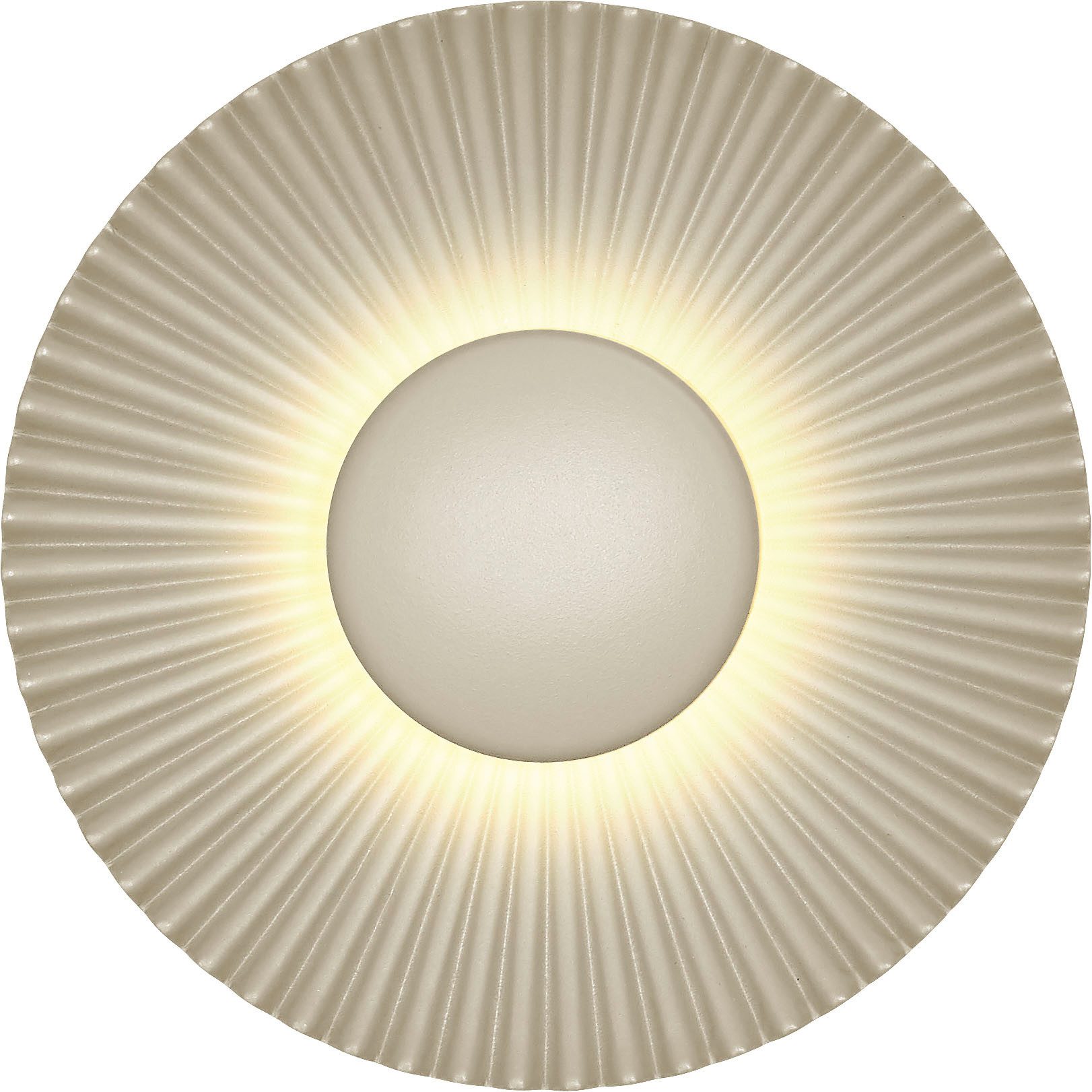 HELL höllisch gutes Licht LED Wandleuchte SHELLY, LED fest integriert, Warmweiß