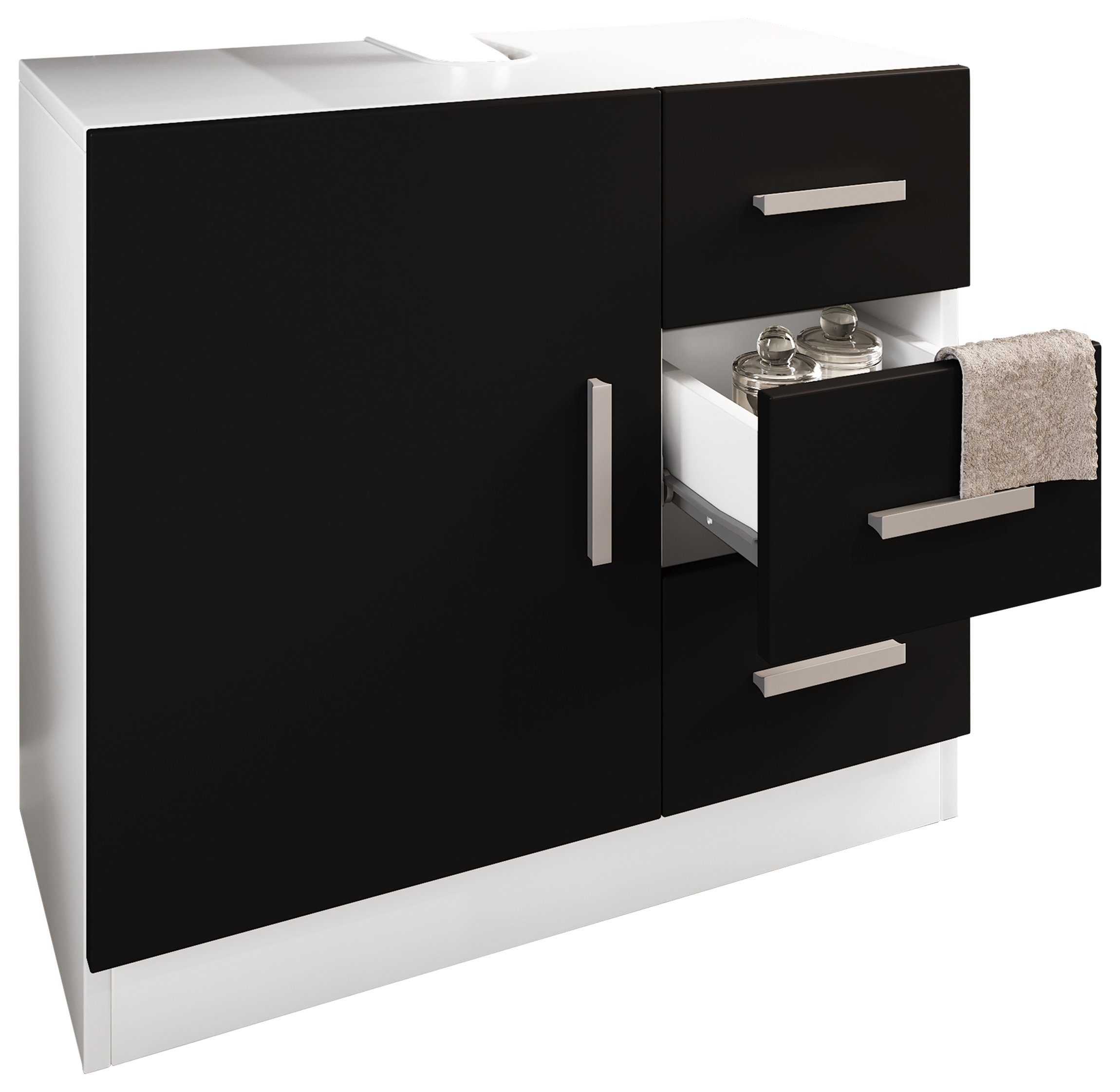 VCM Waschbeckenunterschrank Holz Badmöbel Badunterschrank Zalo günstig online kaufen