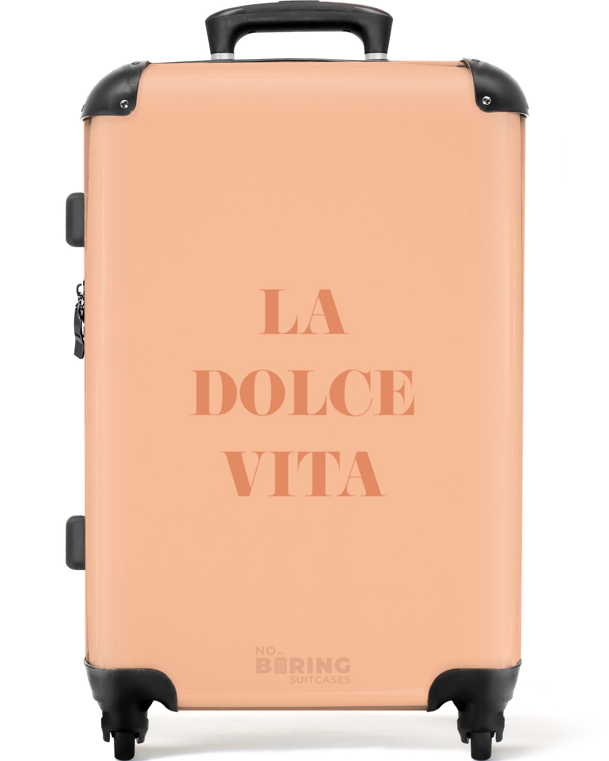 NoBoringSuitcases.com© Hartschalen-Trolley Das Zitat "la dolce günstig online kaufen