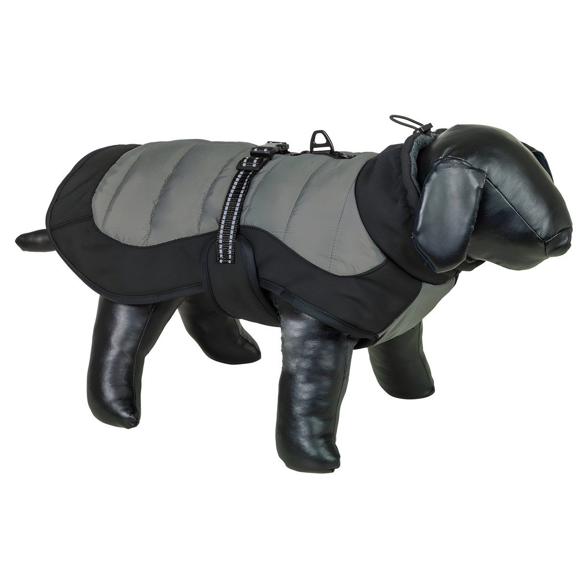 Nobby Hundemantel Hundemantel Mix 2in1 Inside grau/schwarz