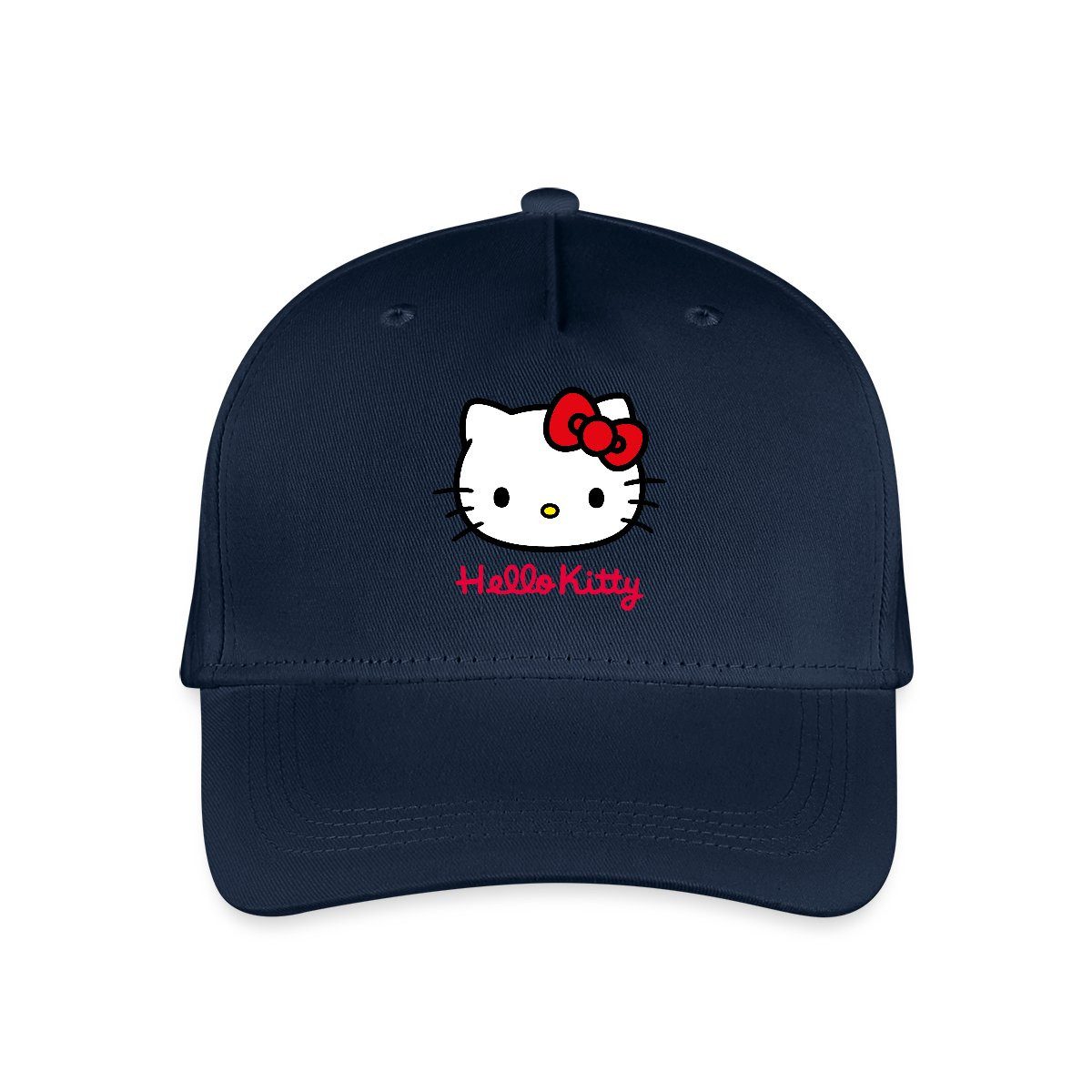 Baseball Cap Hello Kitty Klassisch Mit Schriftzug Kinder Bio Basecap