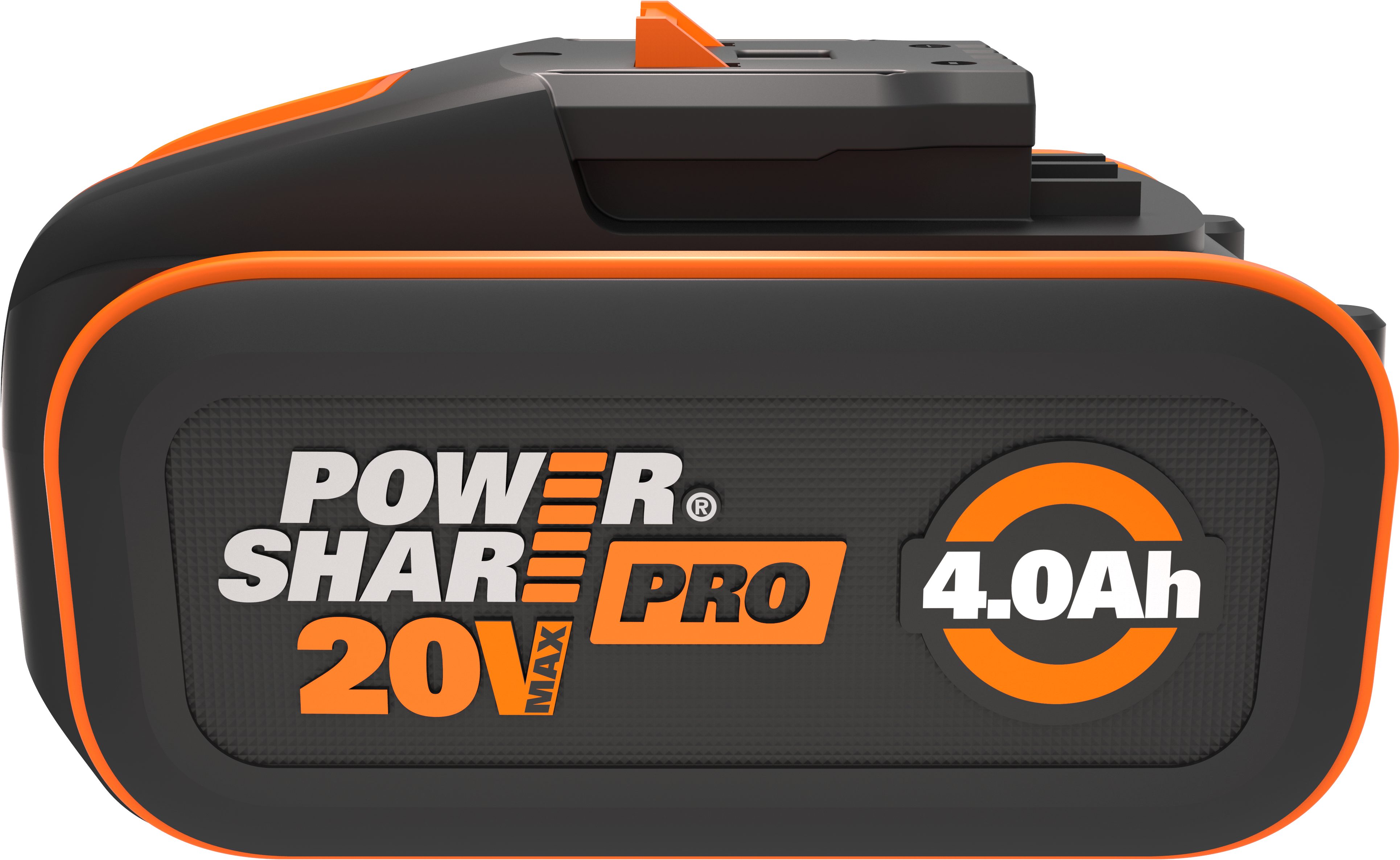 Worx Akku-Bohrmaschine Worx Akku PowerShare Pro 20V 4.0 Ah mit Ladestandsanzeige