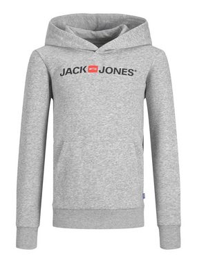 Jack & Jones Hoodie Hoodie Kapuzen Pullover Sweater Basic JJECORP 6533 in Grau-2