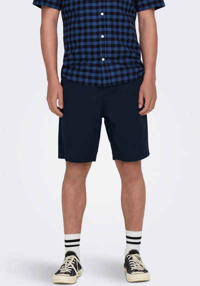 ONLY & SONS Шорти ONSLINUS 0007 COT LIN SHORTS NOOS