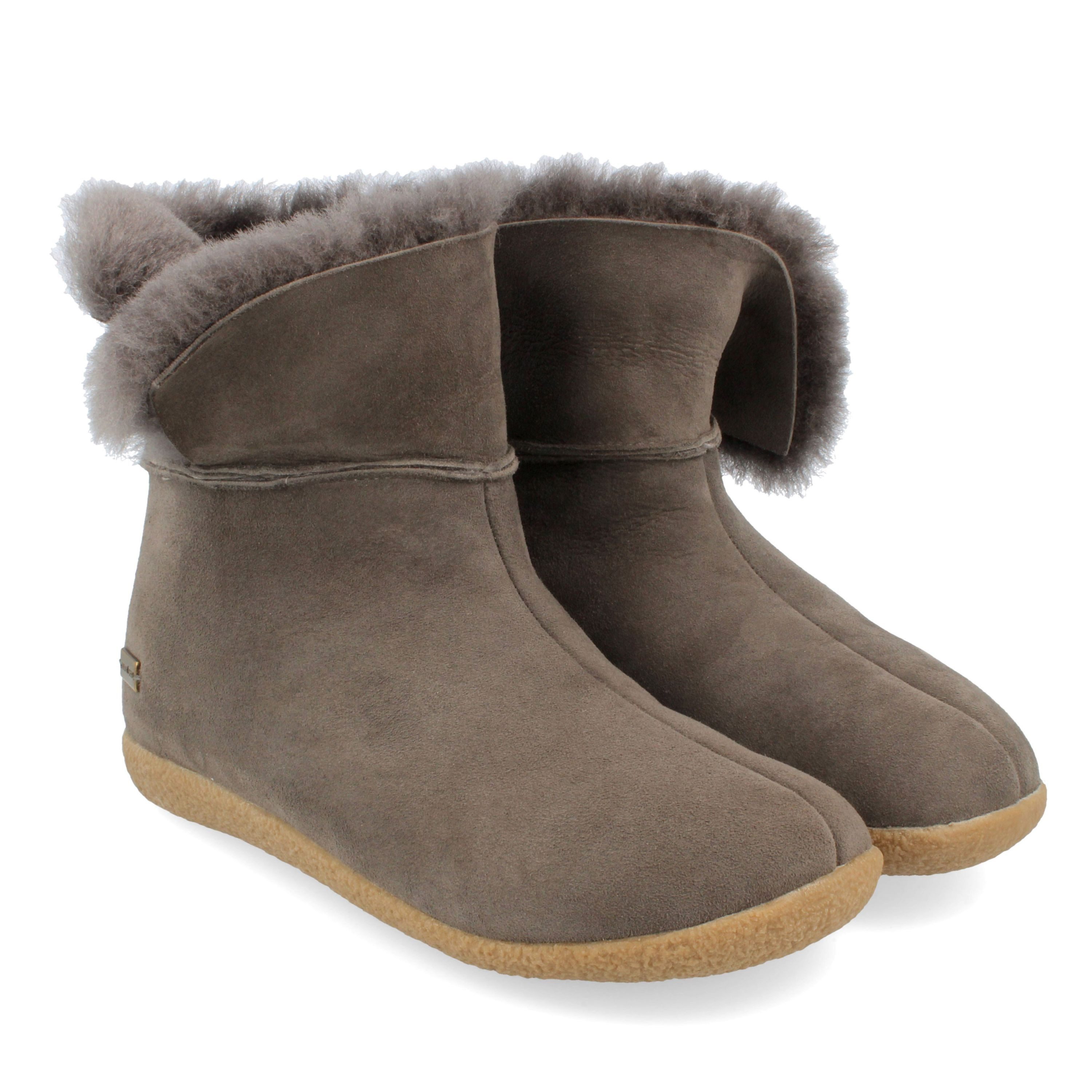 Haflinger Lemmi Lammfell Hausschuhe Stiefel Unisex Hausschuh