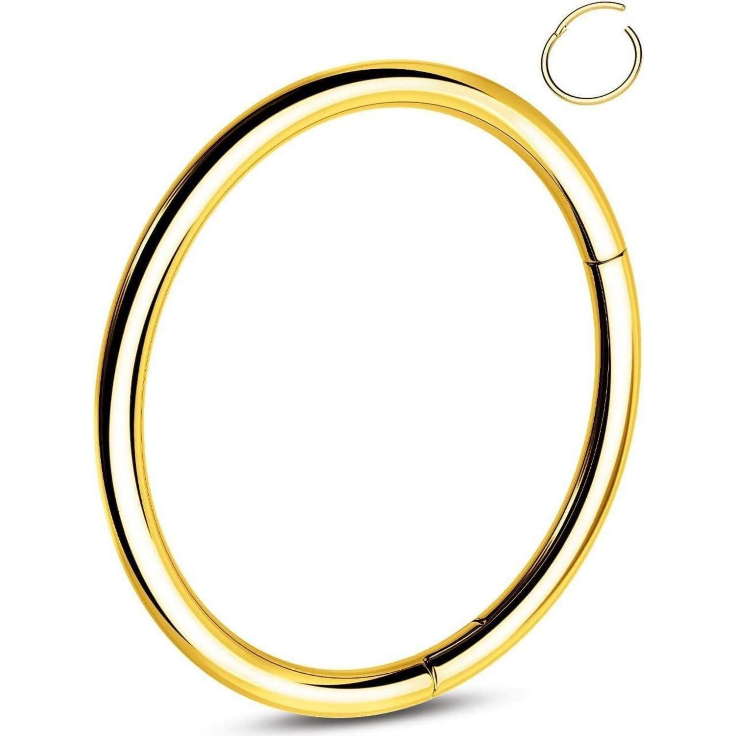 Nasenpiercing 20G 0.8mm Titan Nasenpiercing Hoop Stecker 10mm Ohr Conch Daith Tragus