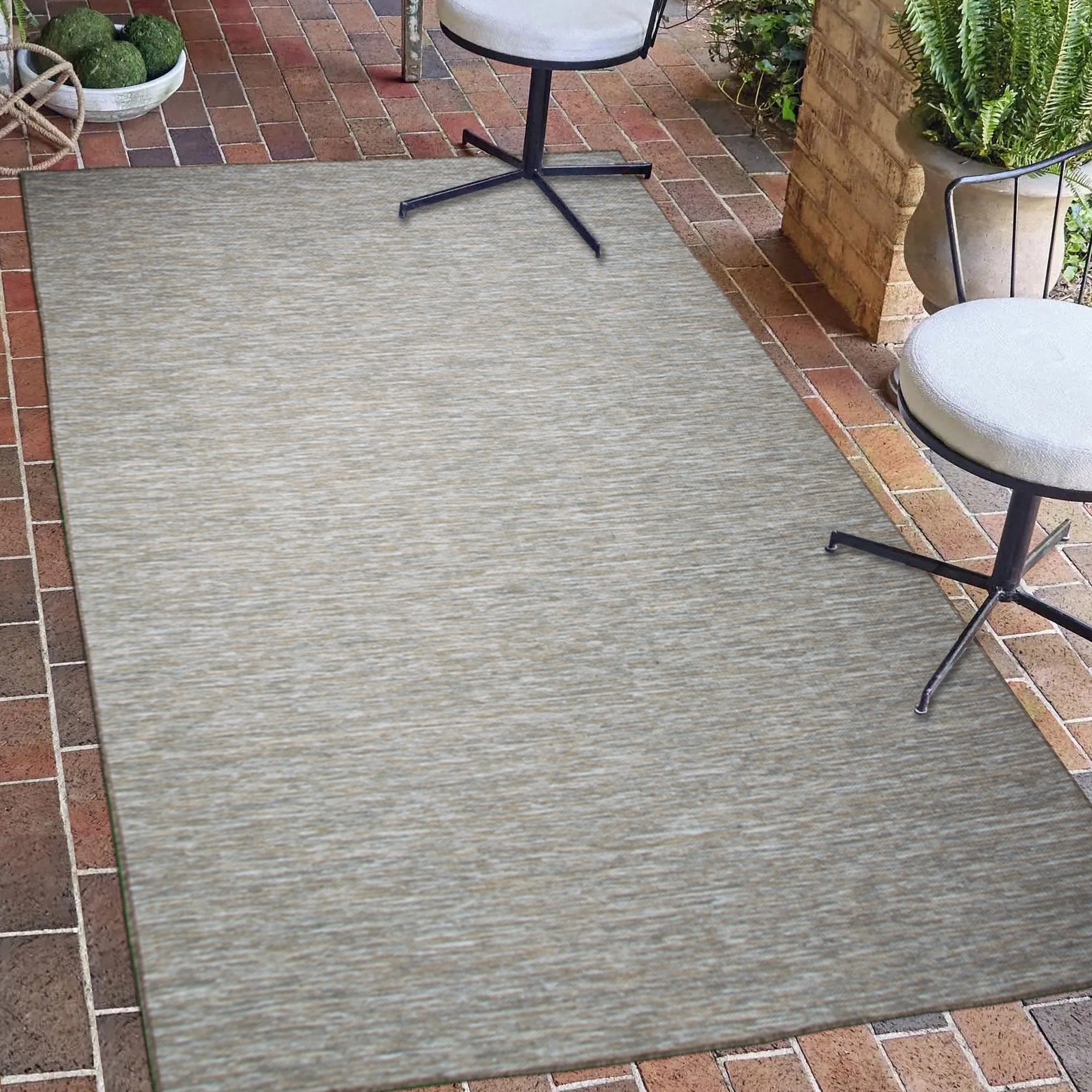 Sisaloptik rechteckig, Teppich-Traum, Outdoor beidseitig Teppich Teppich mm 5 verwendbar & sandfarben, Höhe: Indoor