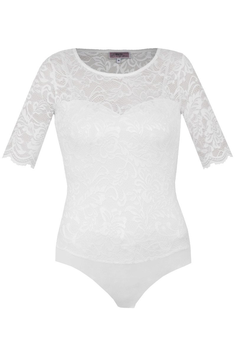 MarJo Blusenbody Blusenbody - AHOLFING - offweiß