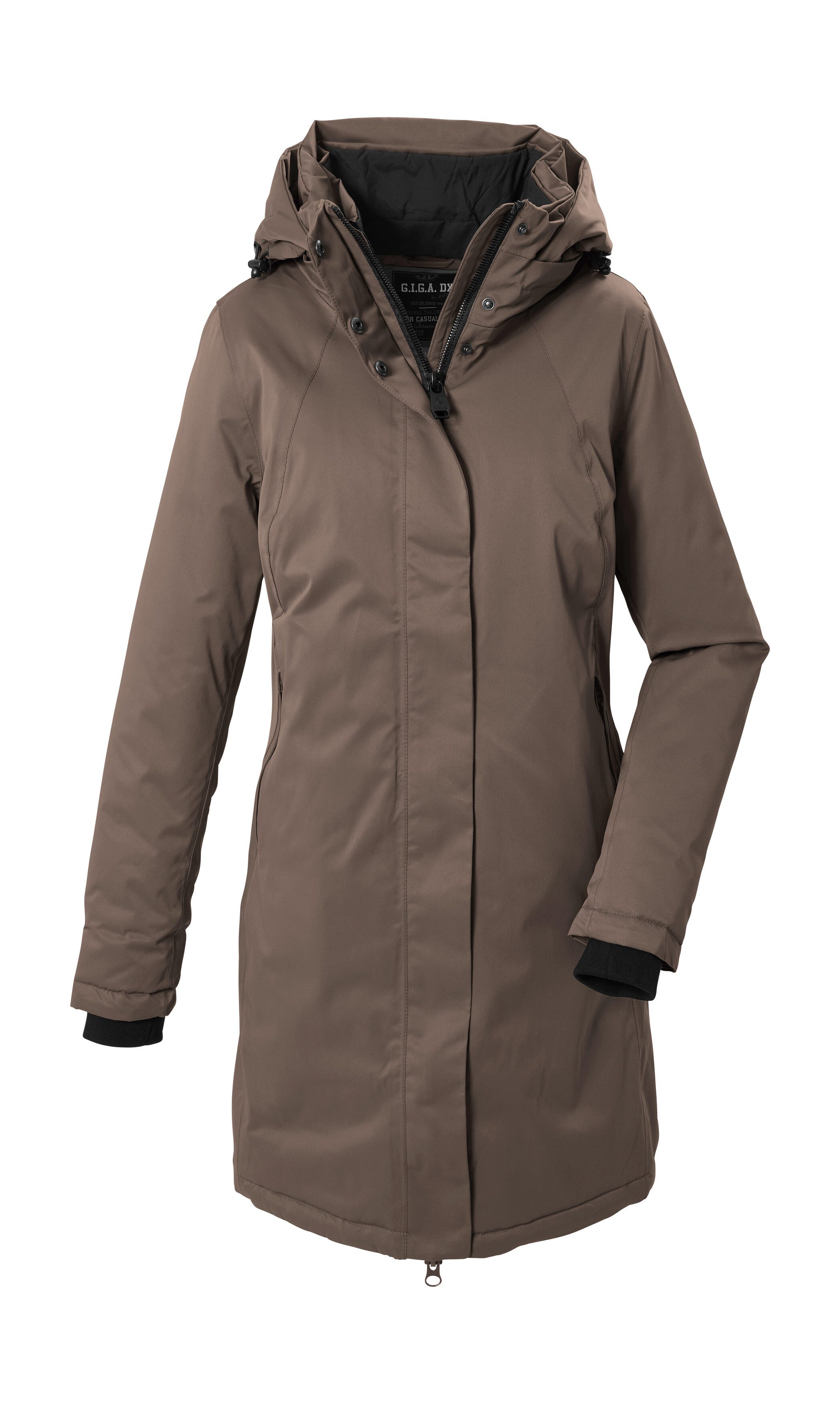 G.I.G.A. DX by killtec Parka GW 96 WMN PRK Wind- und wasserdichter Damenparka mit abnehmbarer Kapuze