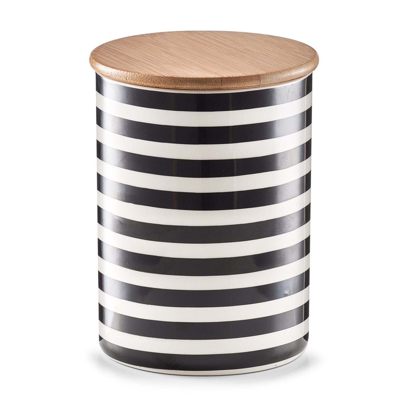 Neuetischkultur Vorratsdose Vorratsdose mit Bambusdeckel Stripes, Keramik, (Stück, 1-tlg), Lebensmitteldose | Vorratsdosen