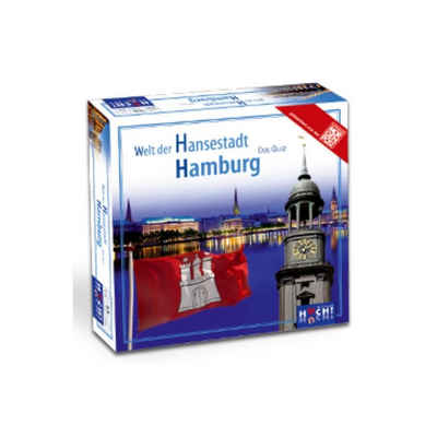 Huch! Spiel, Familienspiel 877208 - Welt der Hansestadt Hamburg (DE-Ausgabe), Quizspiel / Wissensspiel