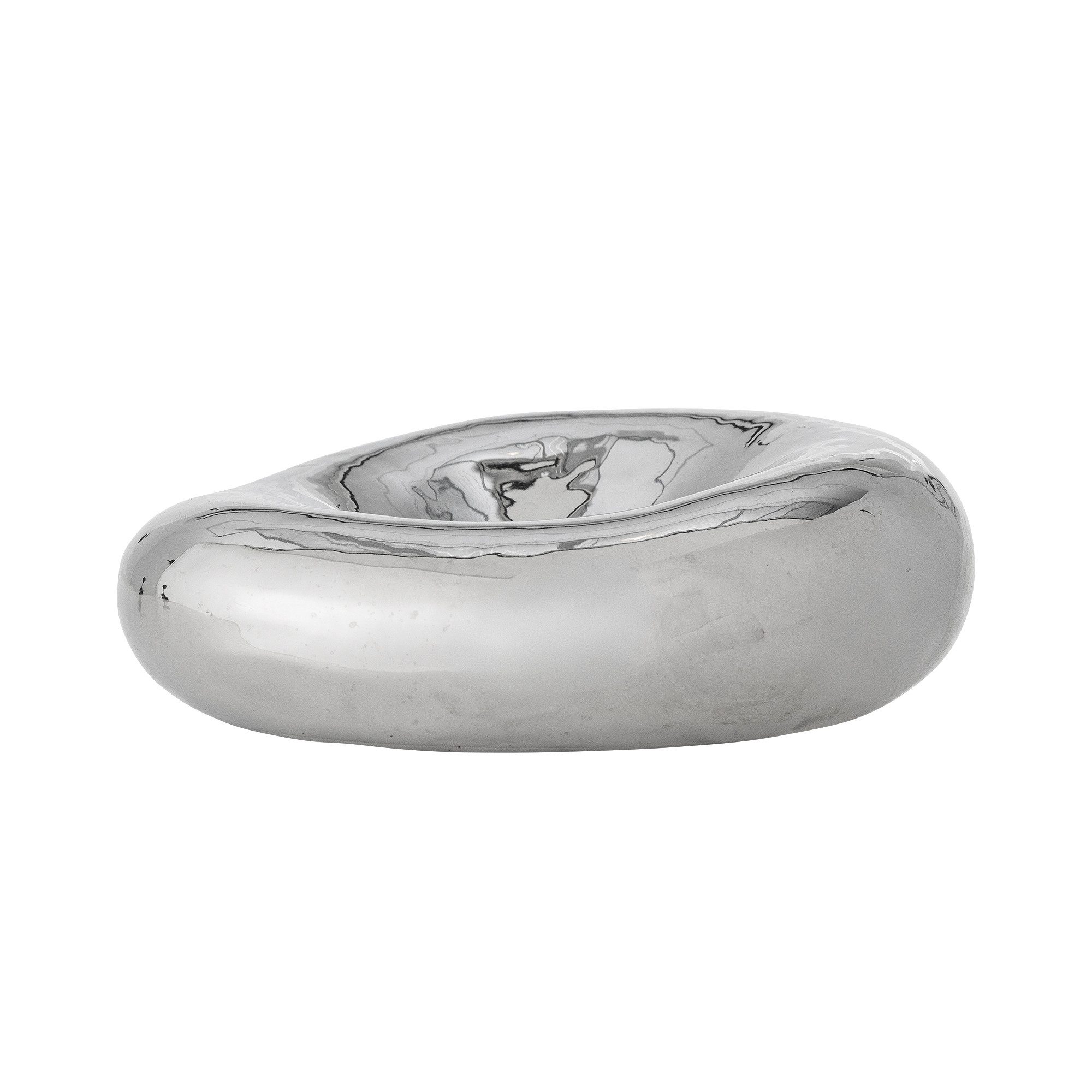 Bloomingville Dekoschale Bloomingville Shine Schale, Silber, günstig online kaufen