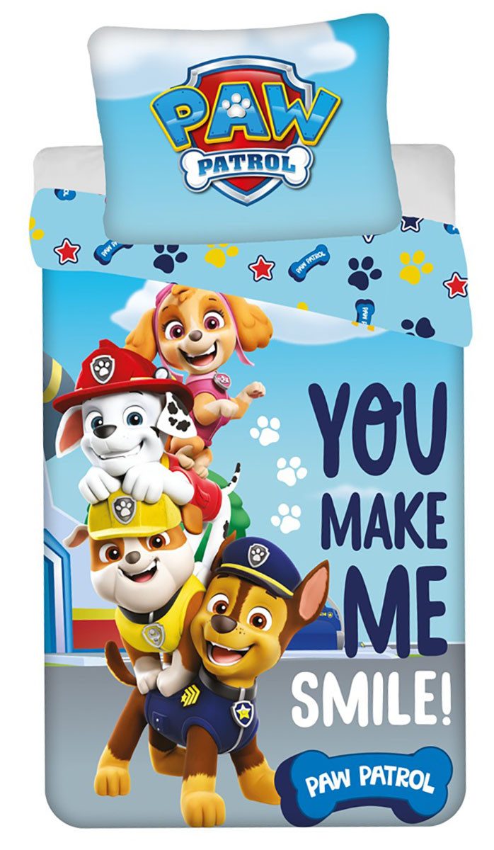 PAW PATROL Kinderbettwäsche Paw Patrol, Renforcé, 2 teilig