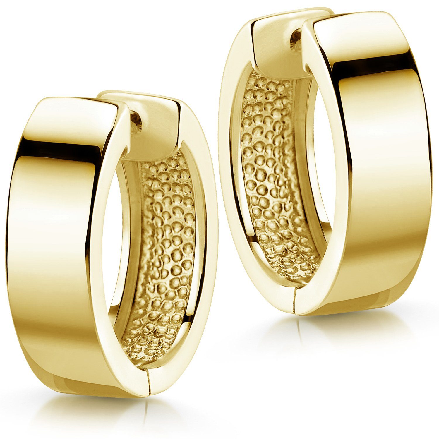 Materia Klappcreolen Gold Damen 18mm SO-471, aus 925 Sterling Silber, vergo günstig online kaufen