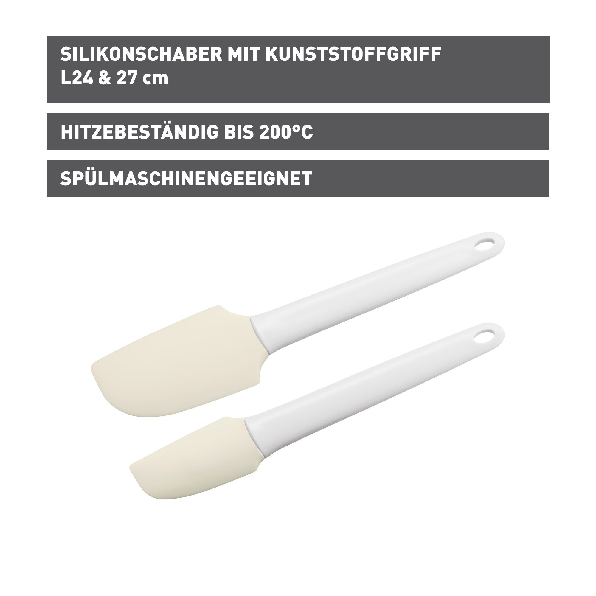 WMF Teigschaber Teigschaber-Set KAISER LBH 32x13.50x3 cm weiß