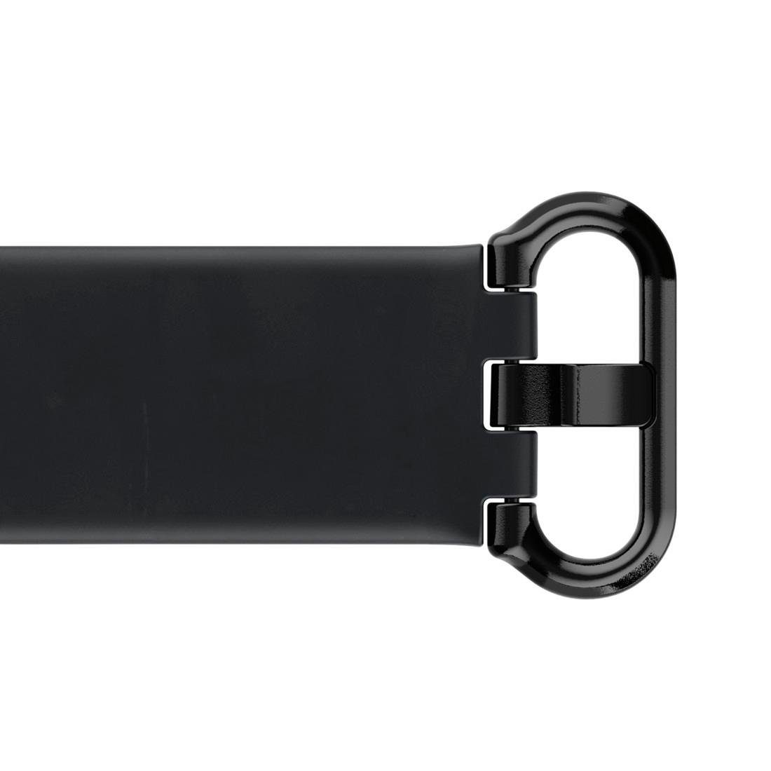 (2), schwarz TPU, Hama 22 Smartwatch-Armband cm/21 Versa 3/4/Sense cm Fitbit für Ersatzarmband