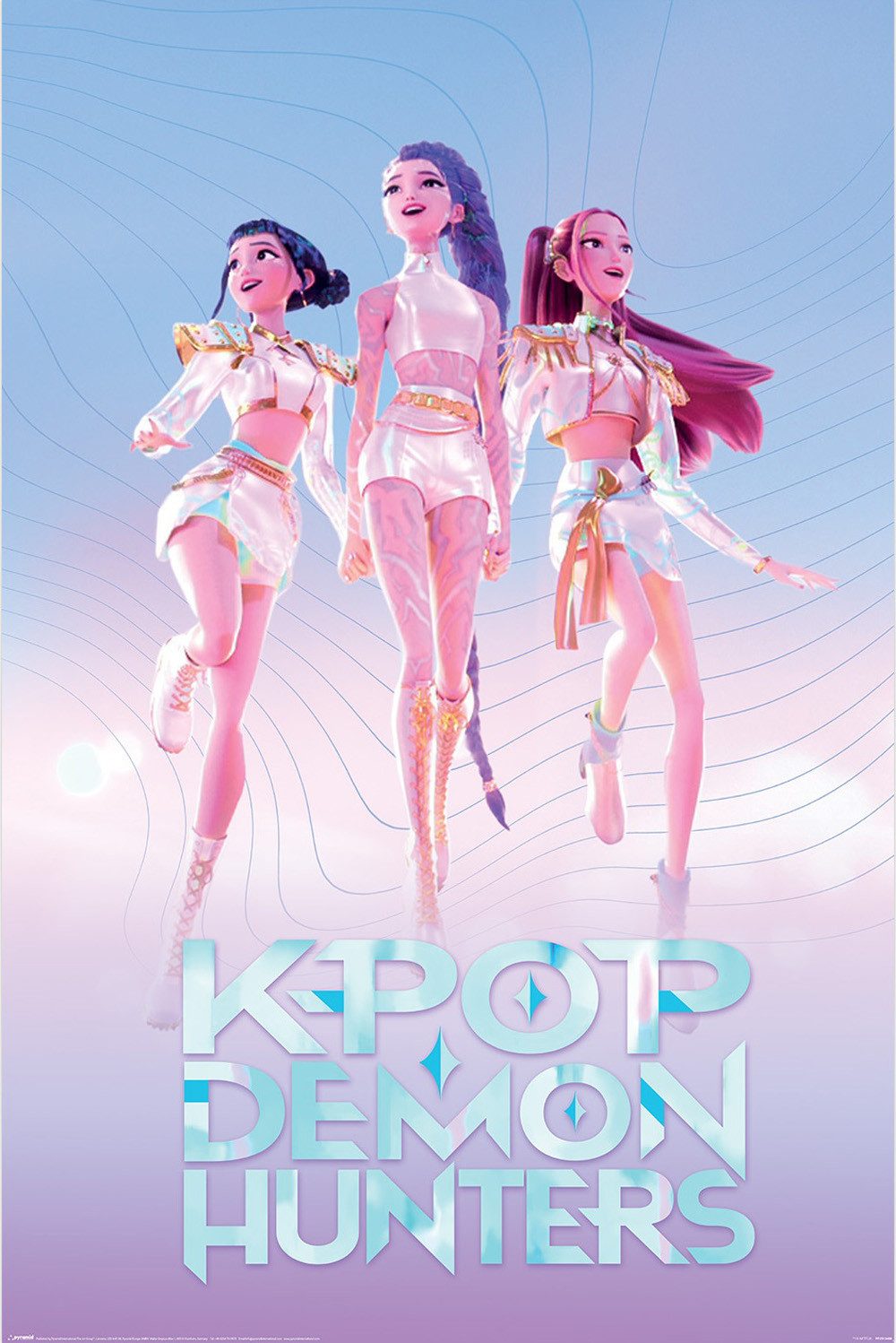 Poster K-Pop Demon Hunters - Huntr/x - Poster 61x91,5 cm