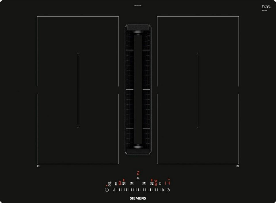 SIEMENS Kochfeld mit Dunstabzug iQ500 ED711FGA7