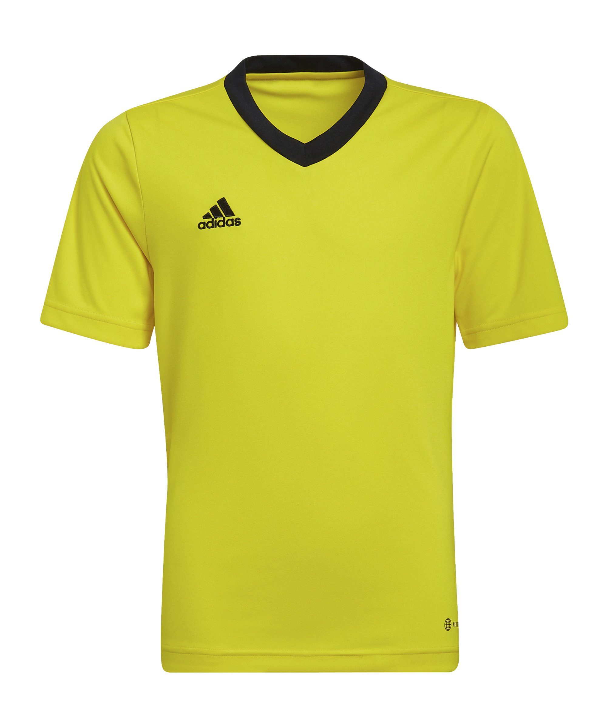 adidas Performance Fußballtrikot Entrada 22 Kids gelbschwarz Trikot