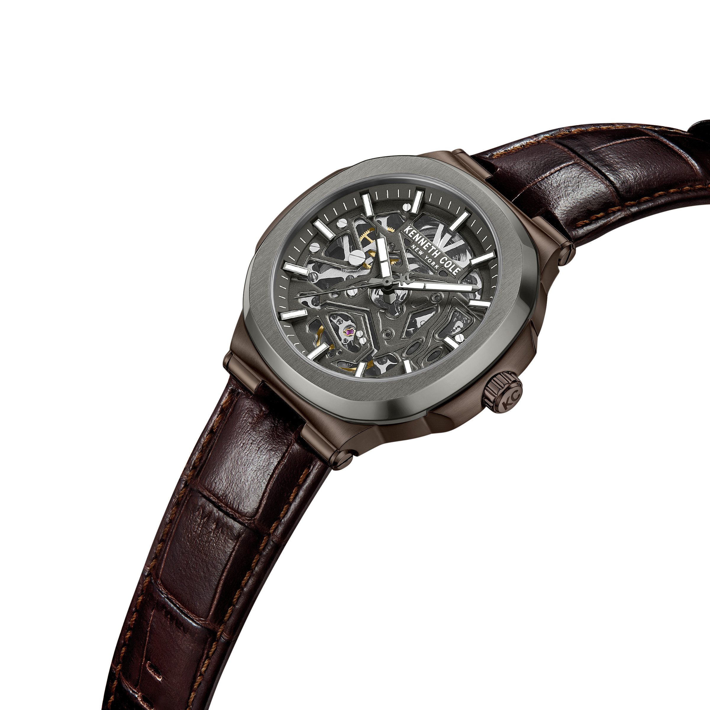 Kenneth Cole Automatikuhr Automatikuhr Herrenuhr 48 mm Automatik Herren