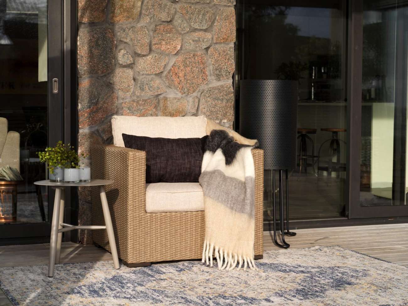 Brafab Gartensessel Funkia mit Kissen