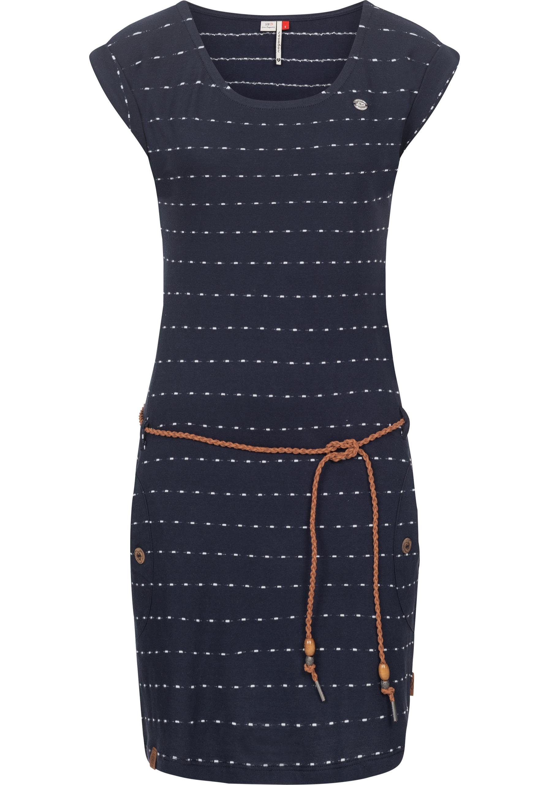Ragwear Sommerkleid »Tag Stripes Intl.« leichtes Jersey Kleid mit  Streifen-Muster