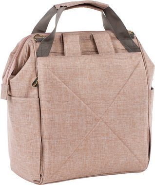 LÄSSIG Wickelrucksack Glam, Goldie, Backpack Rose, PETA-approved vegan