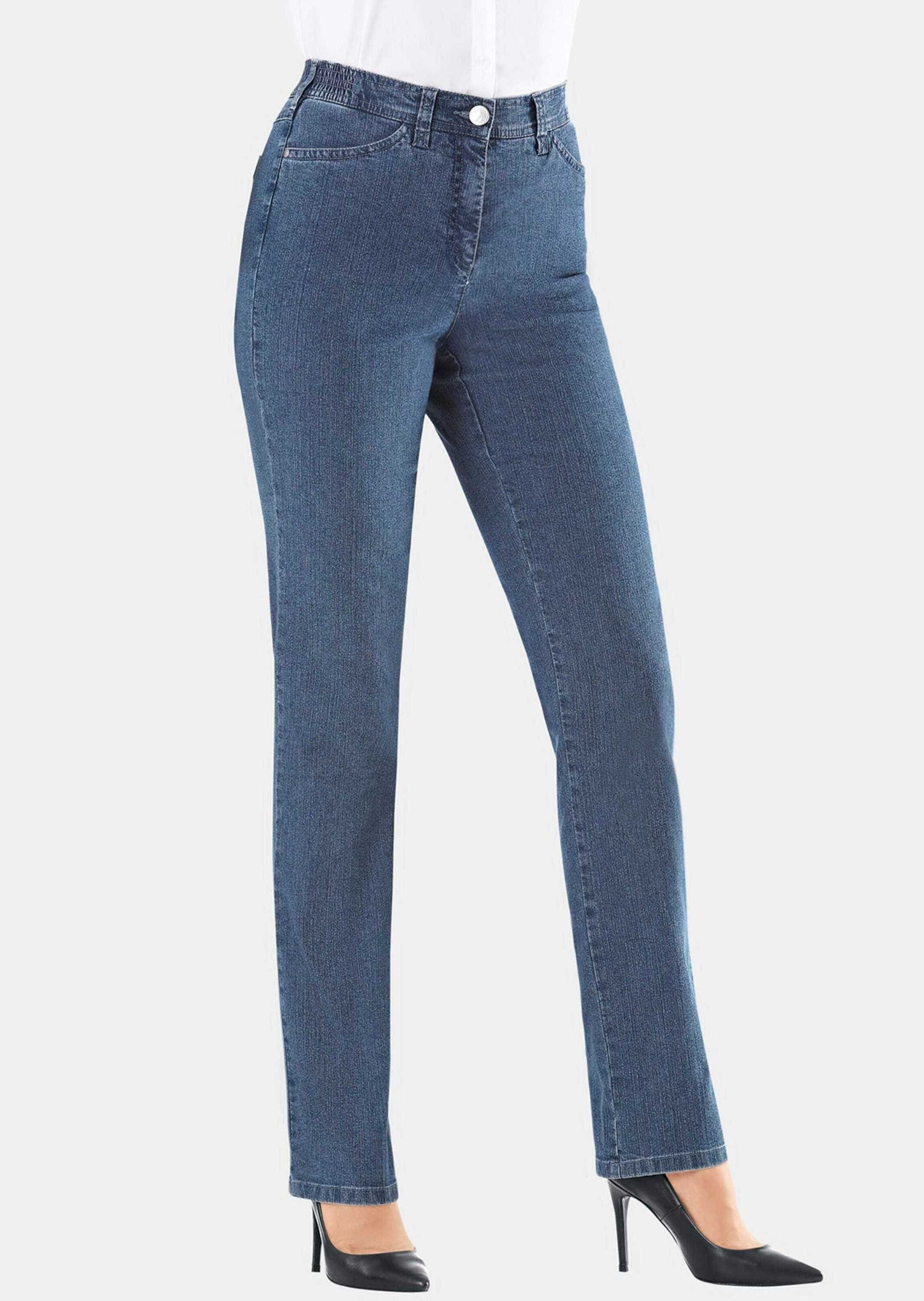 GOLDNER Jeanshose hellblau Jeans Klassische ANNA Bequeme