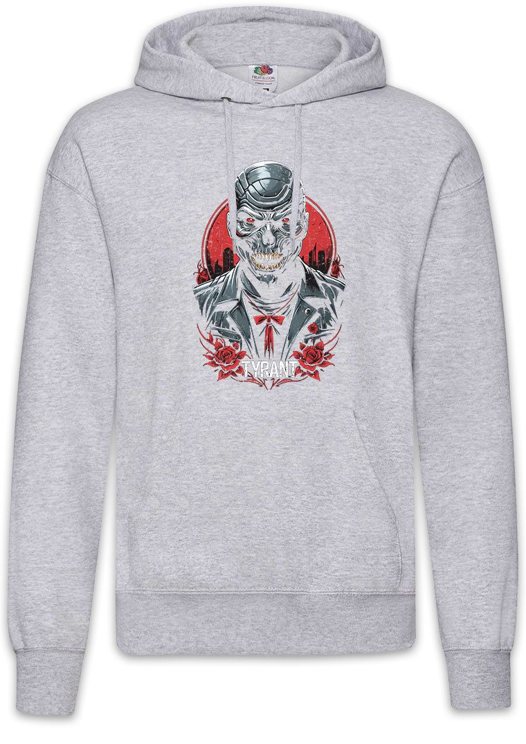 Hoodie Oldschool Tyrant Herren Hoodie Evil Horror Racoon Resident City