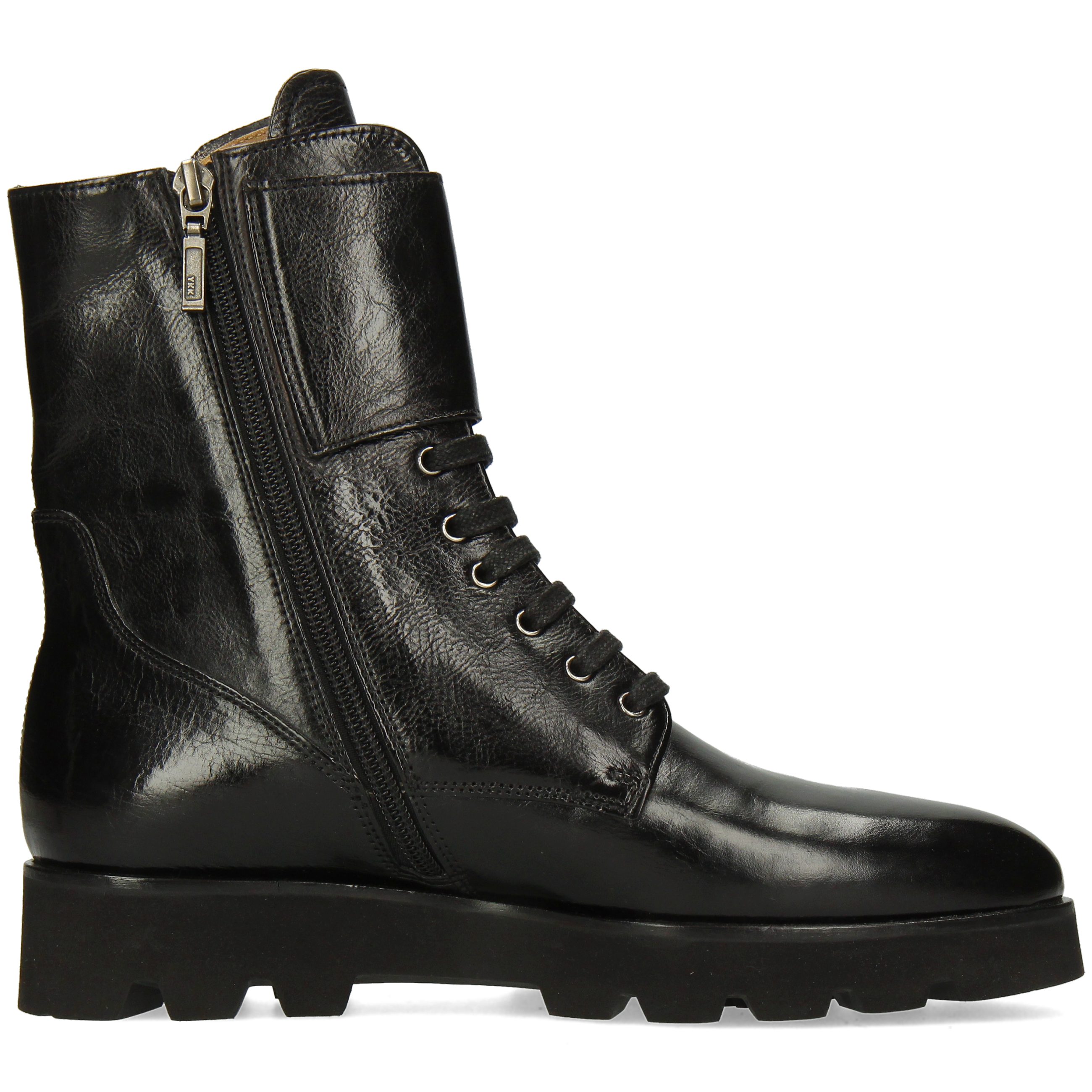 Melvin & Hamilton Susan 90 Black Monza Stiefel Lining Nappa